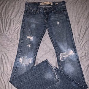 *SOLD* Hollister Venice Boot Distressed Jeans